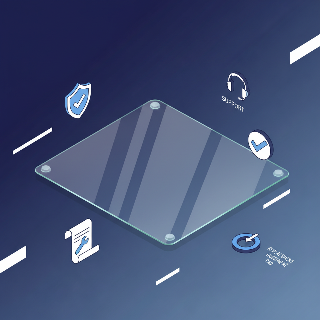 GlassMat Isometric Support Hero Square